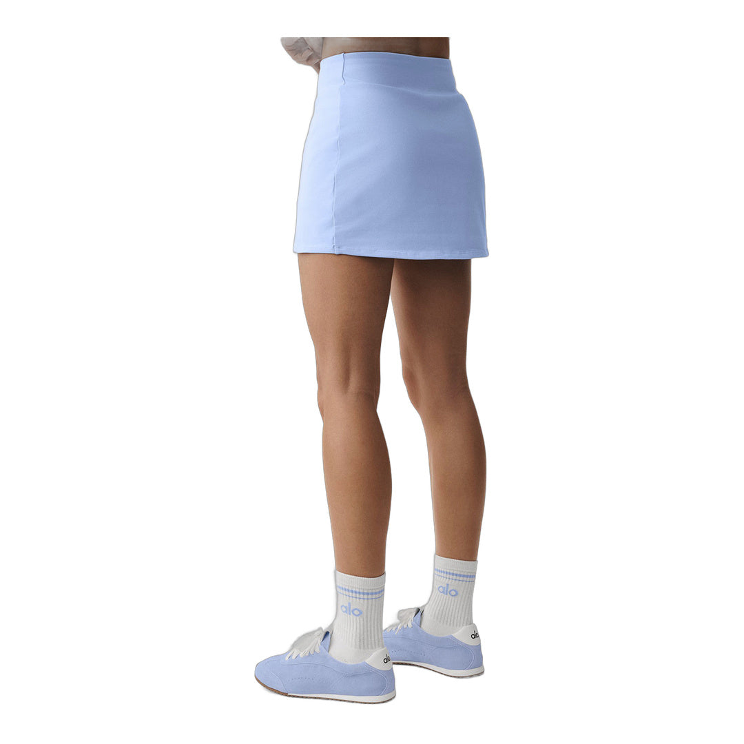 alo Airbrush High-Waist Good Form Tennis Skirt - Light Provence Blue