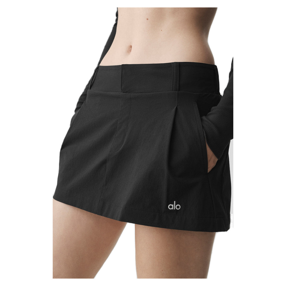 ALO Fan Club Mini Skirt - Black
