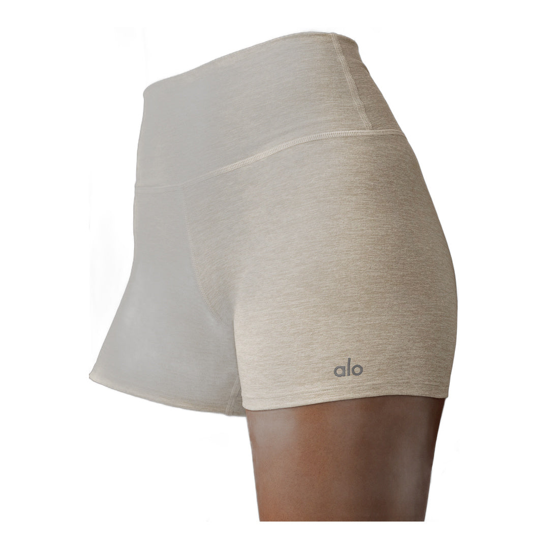 alo 3" Alosoft High-Waist Carefree Short - Oatmeal Heather