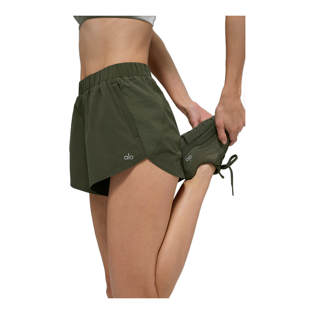 alo Playmaker Dolphin Short - Green Olive