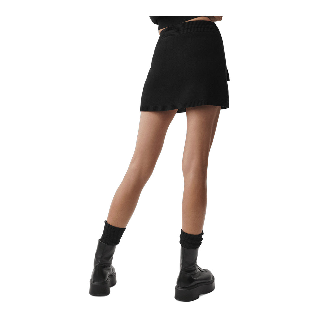 alo Scholar Knit Cargo Skirt - Black