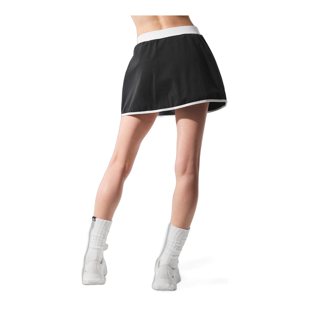 alo Airbrush Streamlined Skirt - Black/White