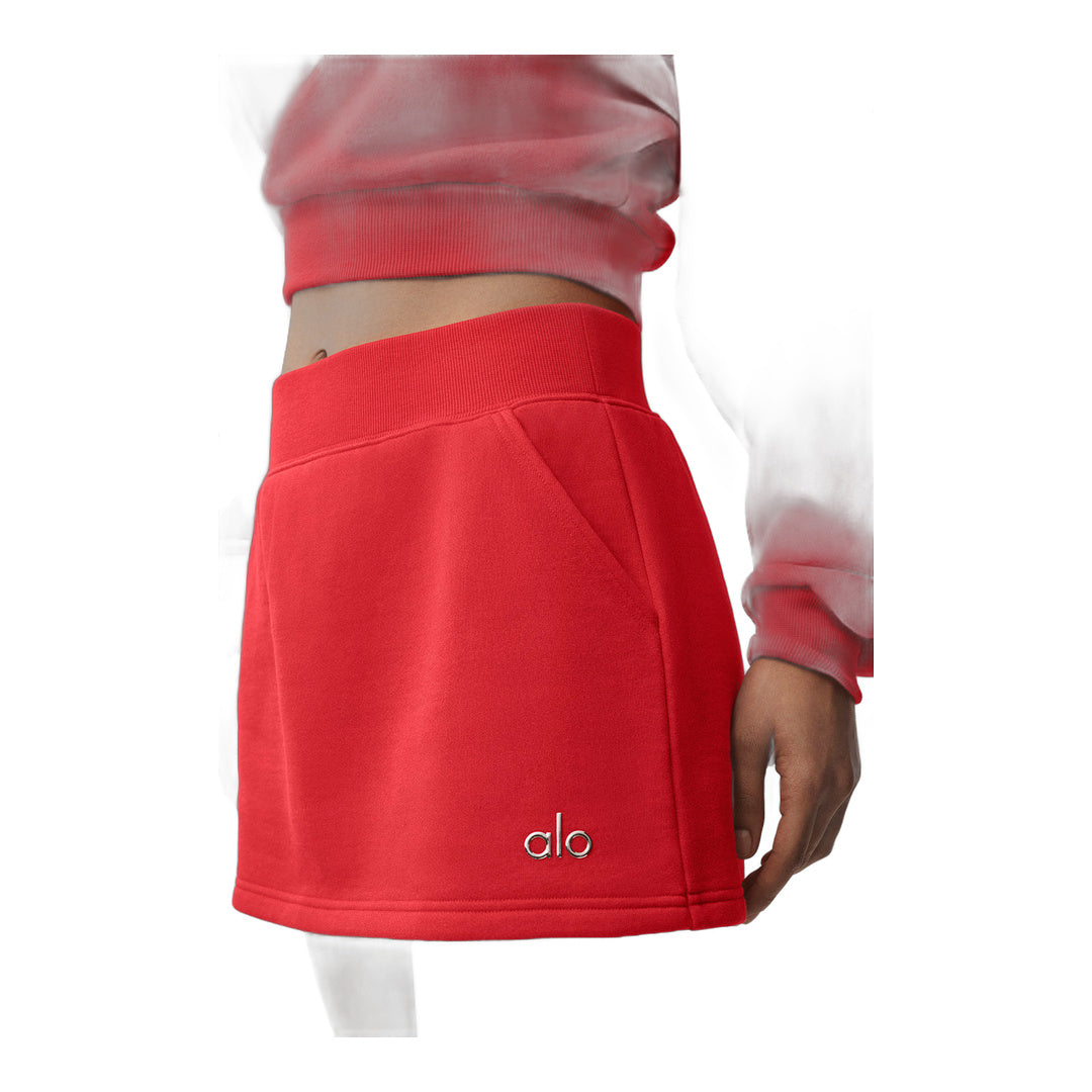 alo Accolade Skirt - Bright Red