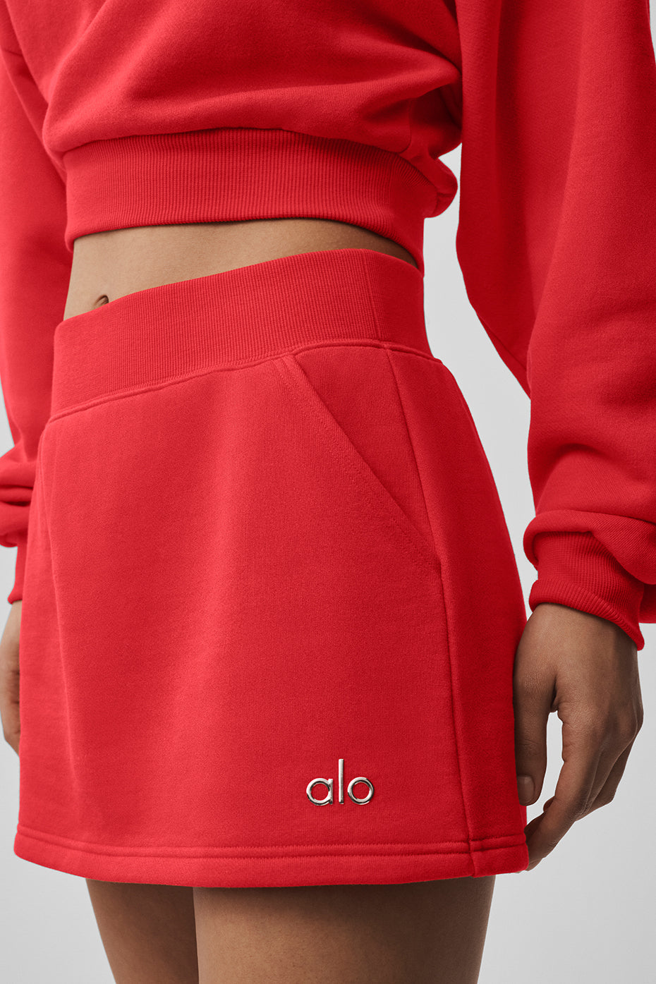 alo Accolade Skirt - Bright Red