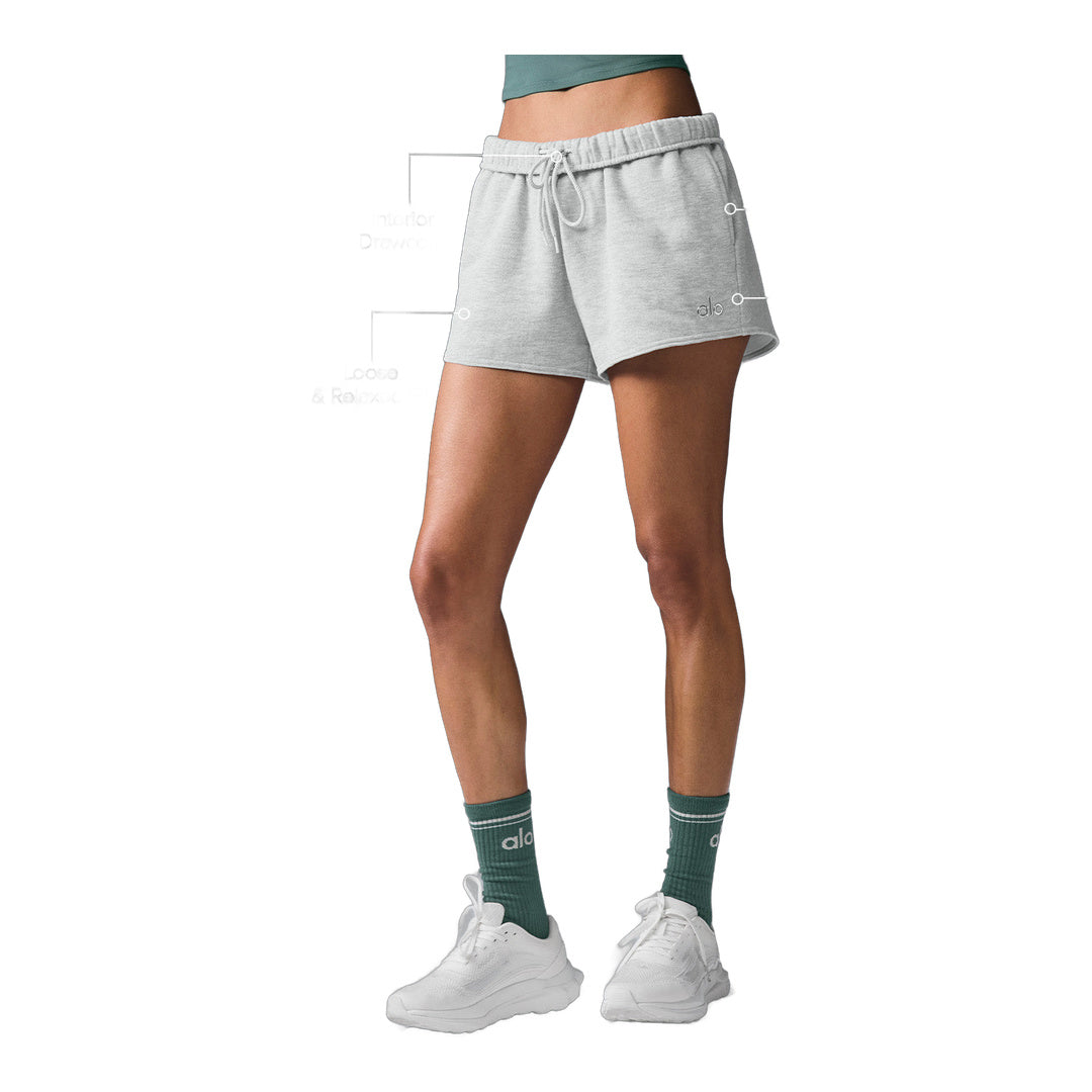 alo Accolade Short - Athletic Heather Grey