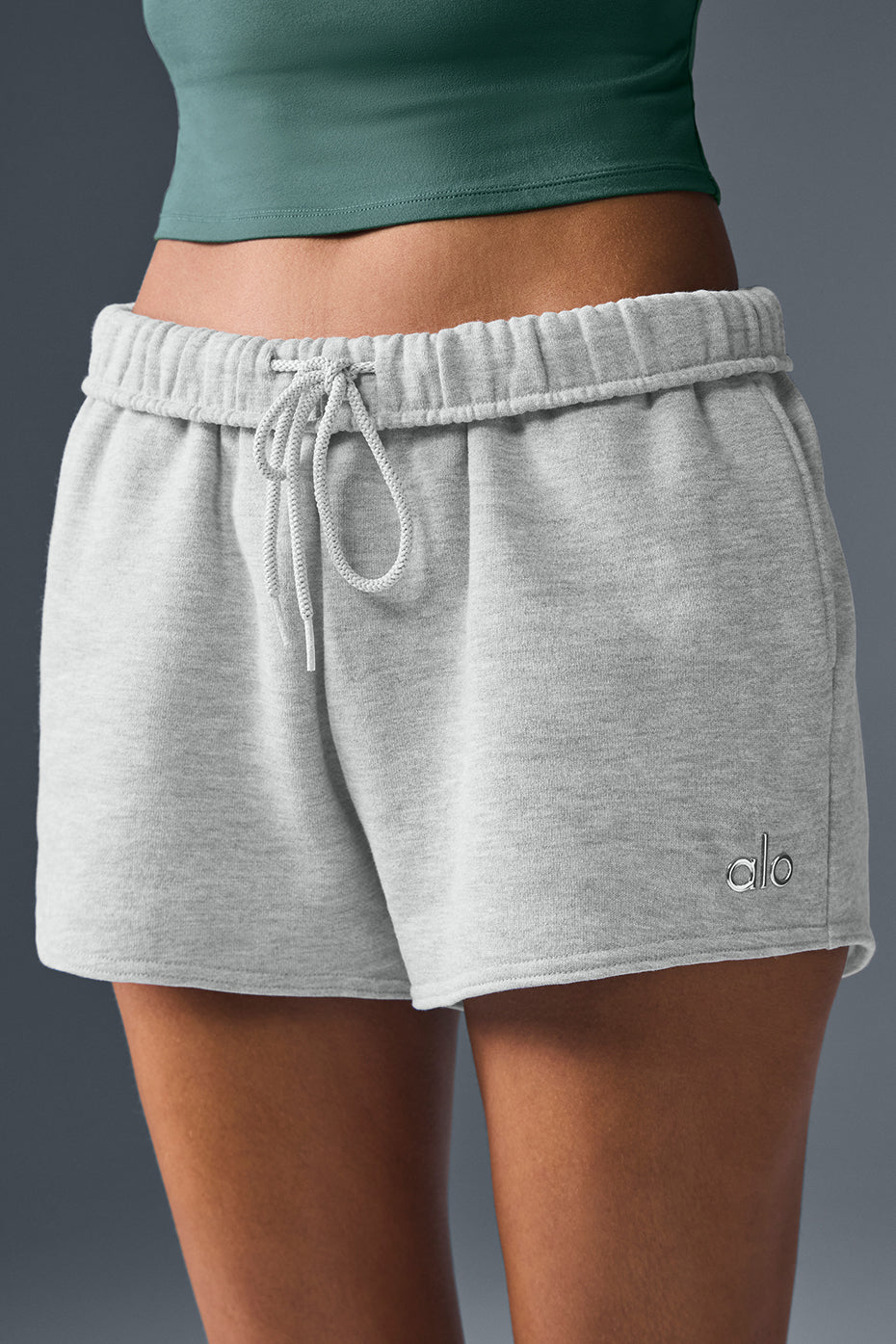 alo Accolade Short - Athletic Heather Grey
