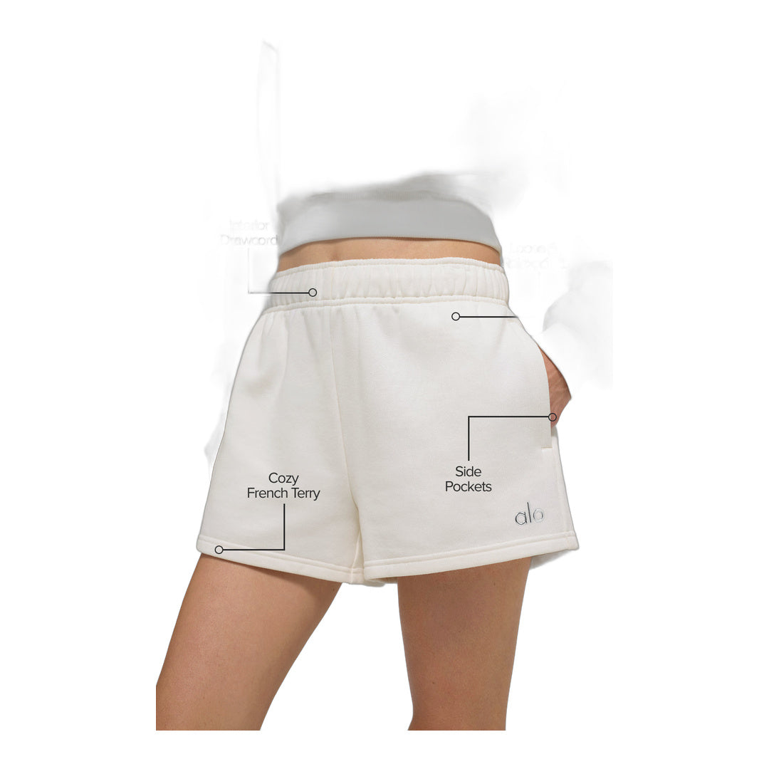 alo Accolade Short - Ivory