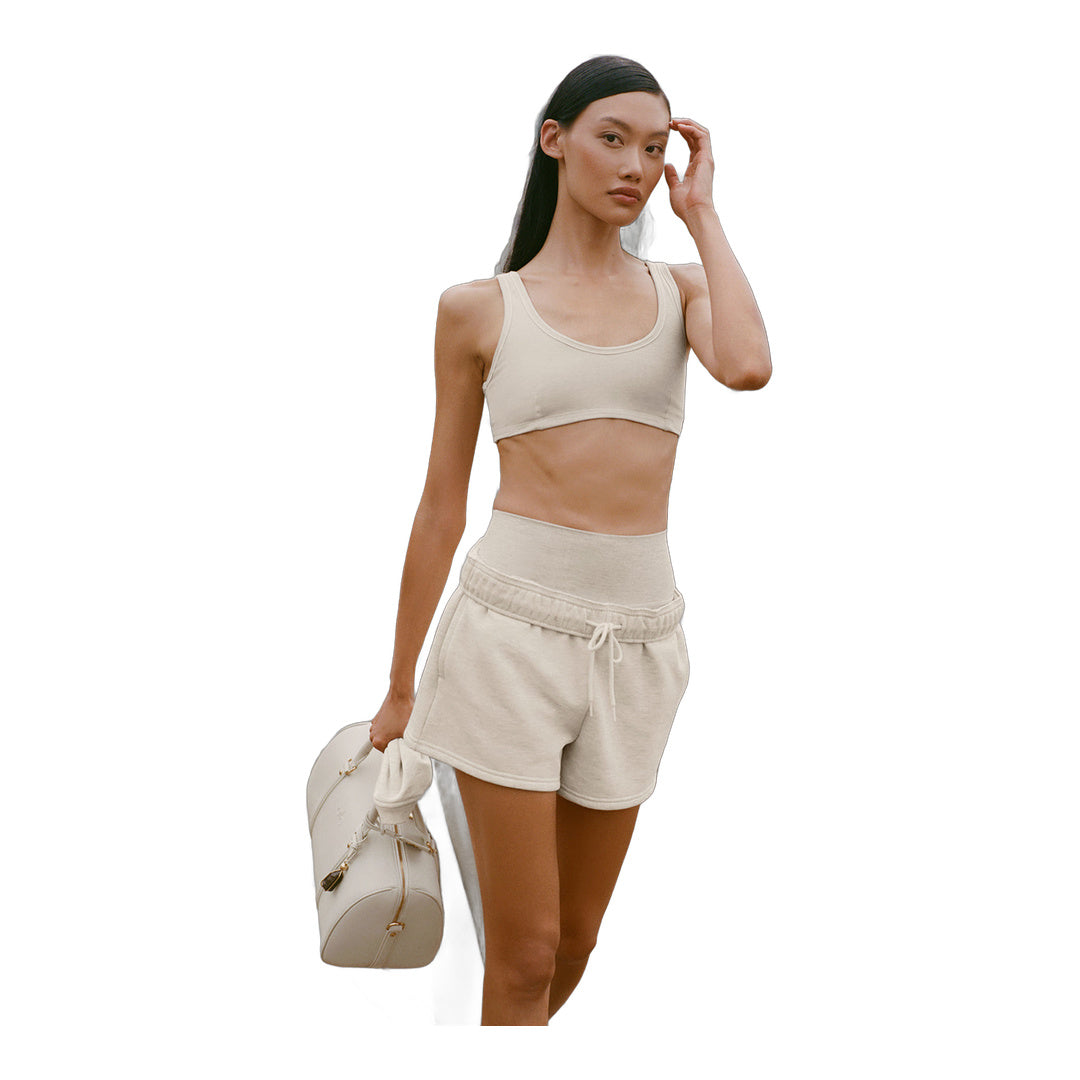 alo Accolade Short - Oatmeal Heather