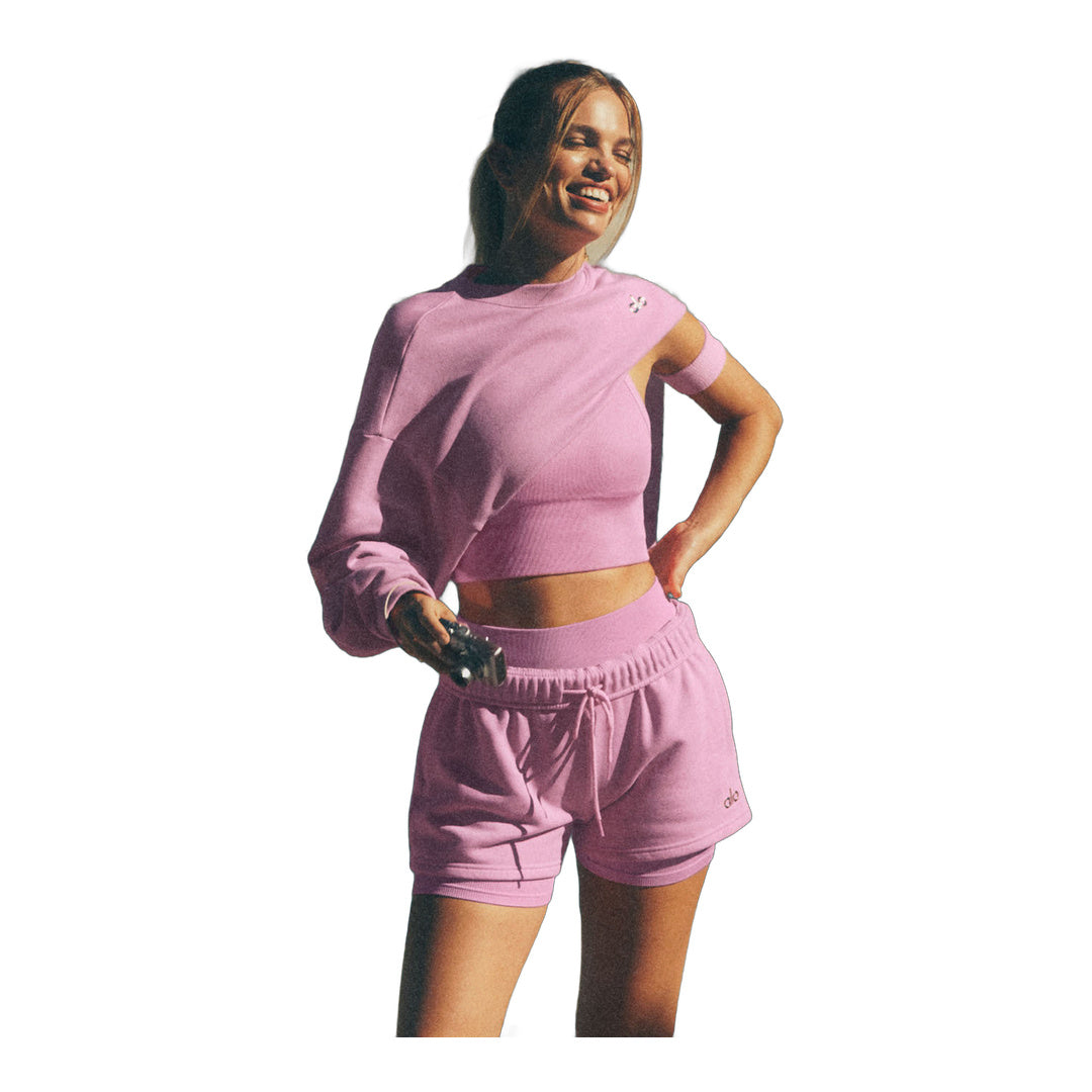 alo Accolade Short - Candy Heart Pink