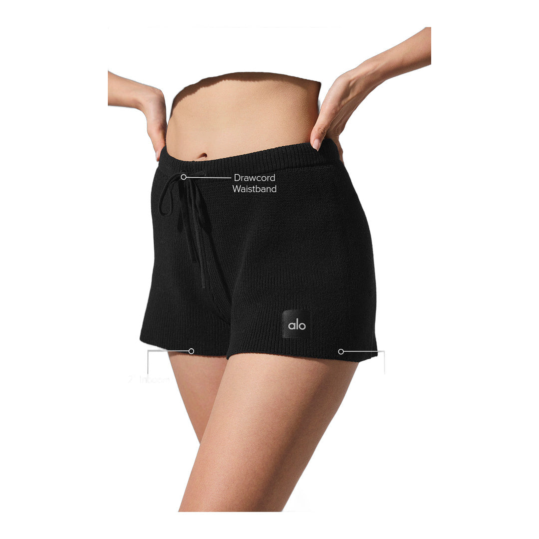 alo Supernatural Sweater Short - Black