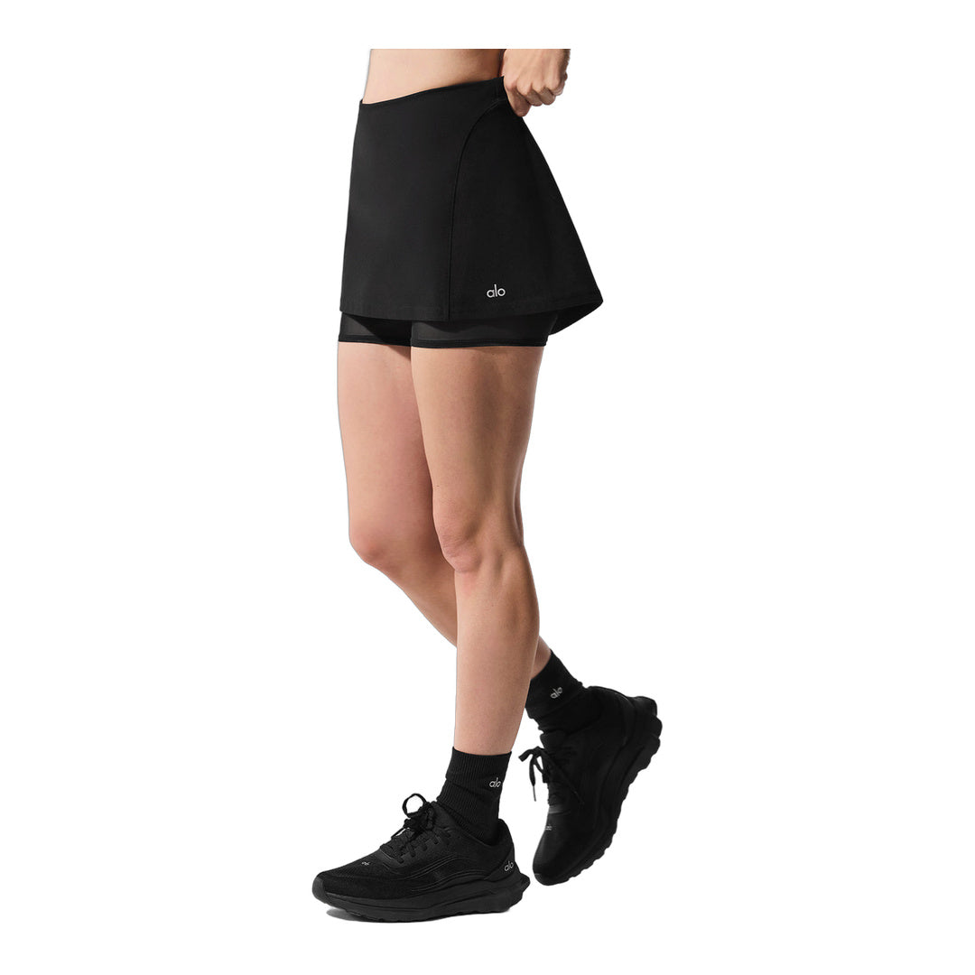 alo Alosoft Serve It Up Skirt - Black
