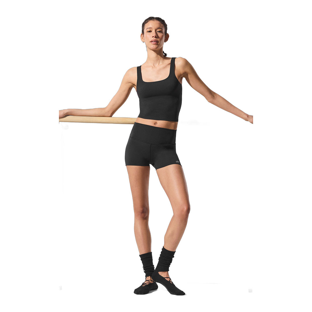 alo 3" ALO Softsculpt High-Waist Precision Short - Black