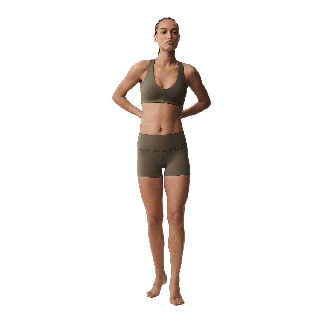 alo 3" ALO Softsculpt High-Waist Precision Short - Olive Tree