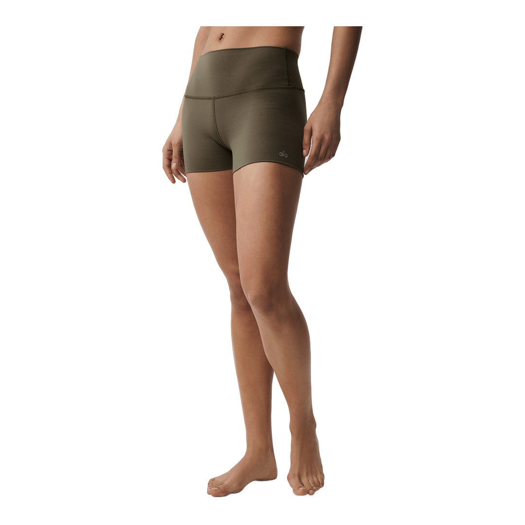 alo 3" ALO Softsculpt High-Waist Precision Short - Olive Tree