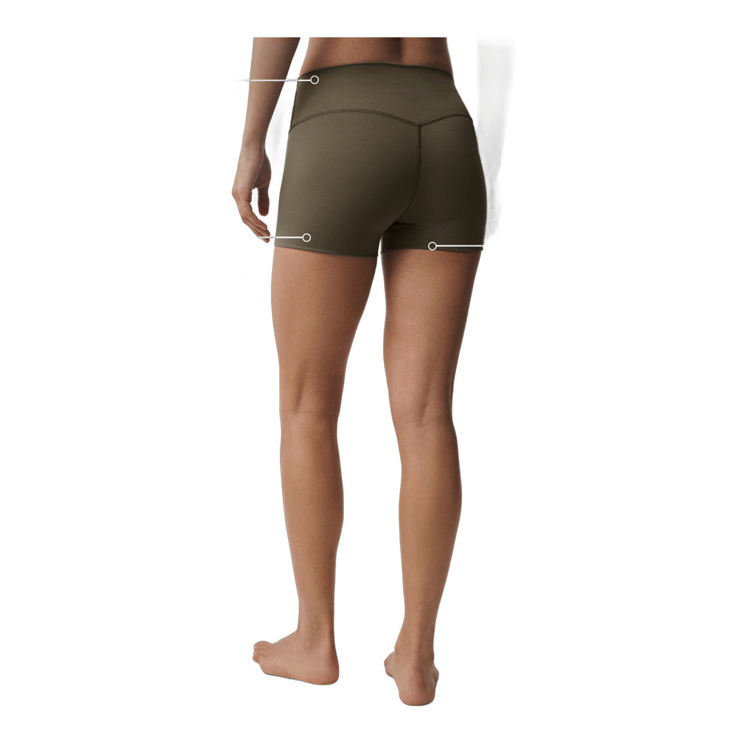 alo 3" ALO Softsculpt High-Waist Precision Short - Olive Tree
