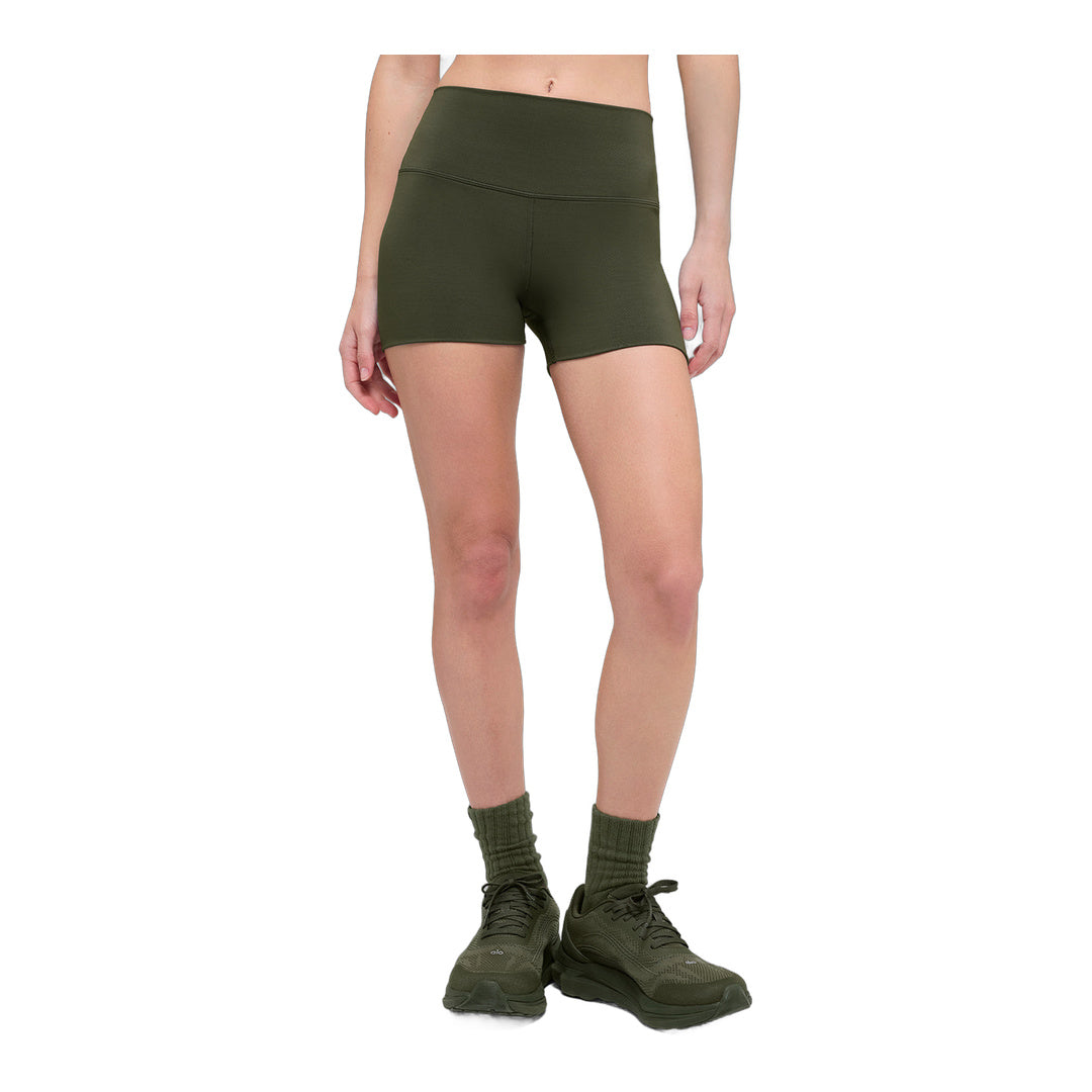 alo 3" ALO Softsculpt High-Waist Precision Short - Green Olive