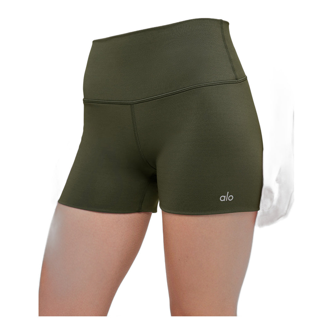 alo 3" ALO Softsculpt High-Waist Precision Short - Green Olive