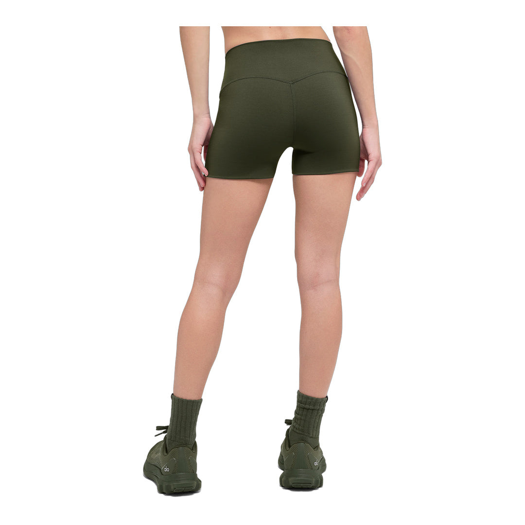 alo 3" ALO Softsculpt High-Waist Precision Short - Green Olive