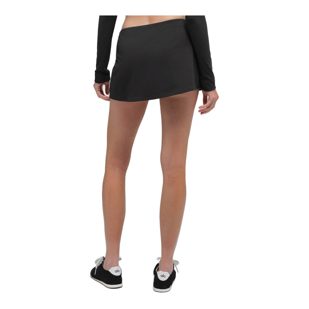 alo ALO Softsculpt Precision Mini Skirt - Black