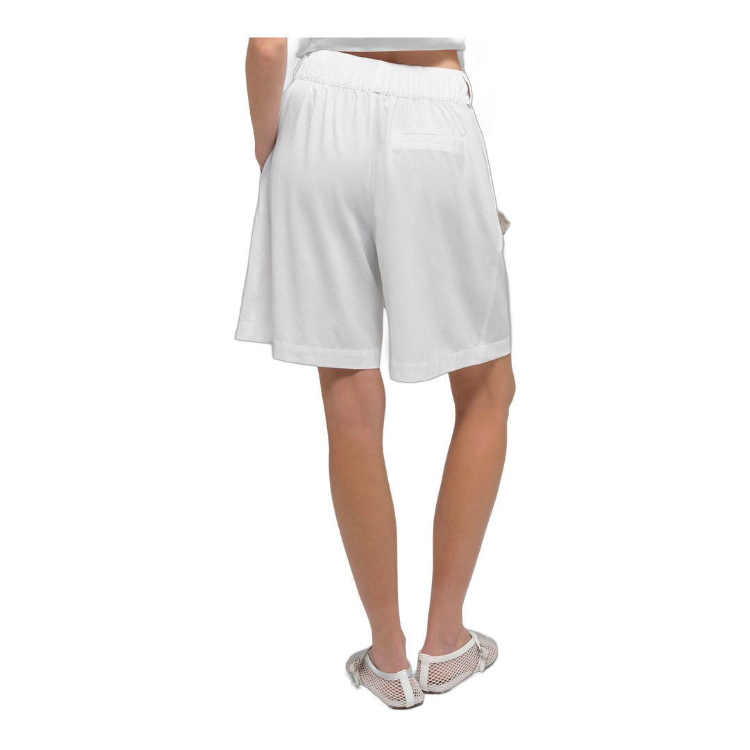 alo High-Waist Dreamscape Short - Semi Sheer White