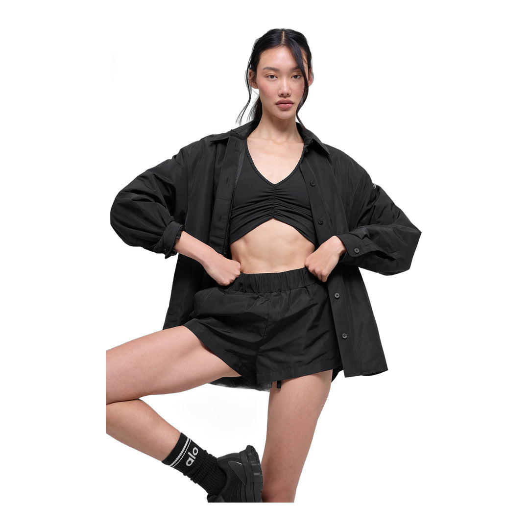 alo High-Waist Socialite Short - Black