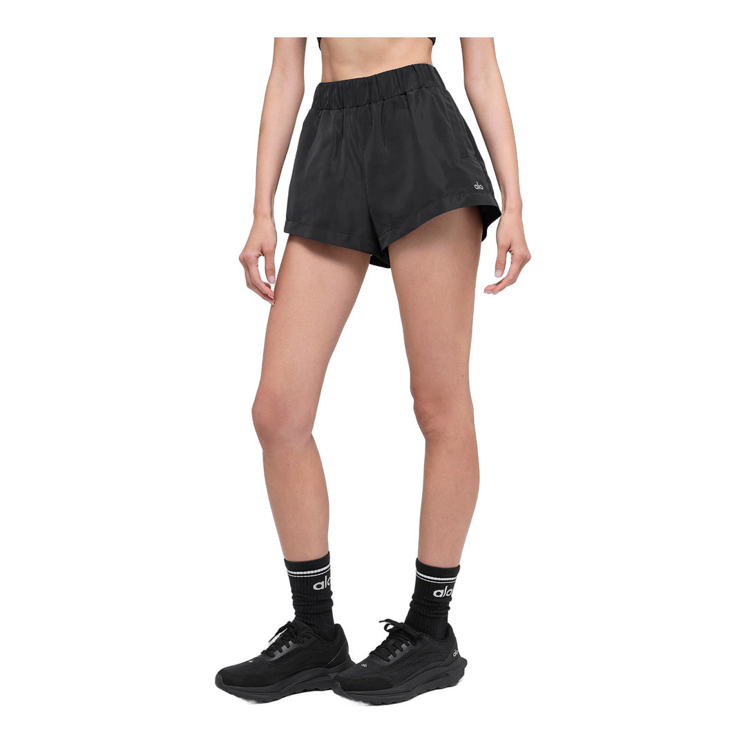 alo High-Waist Socialite Short - Black