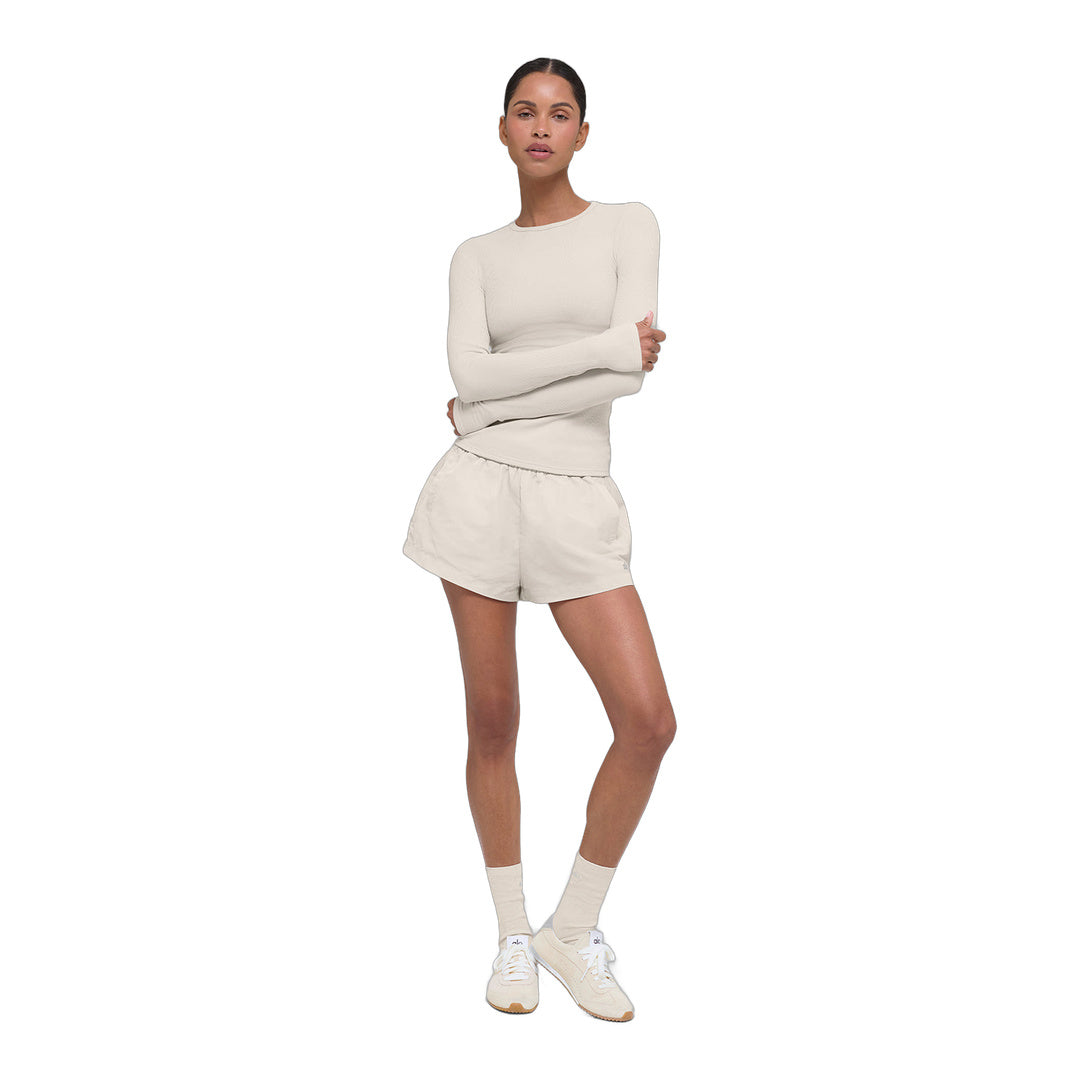 alo High-Waist Socialite Short - Bone