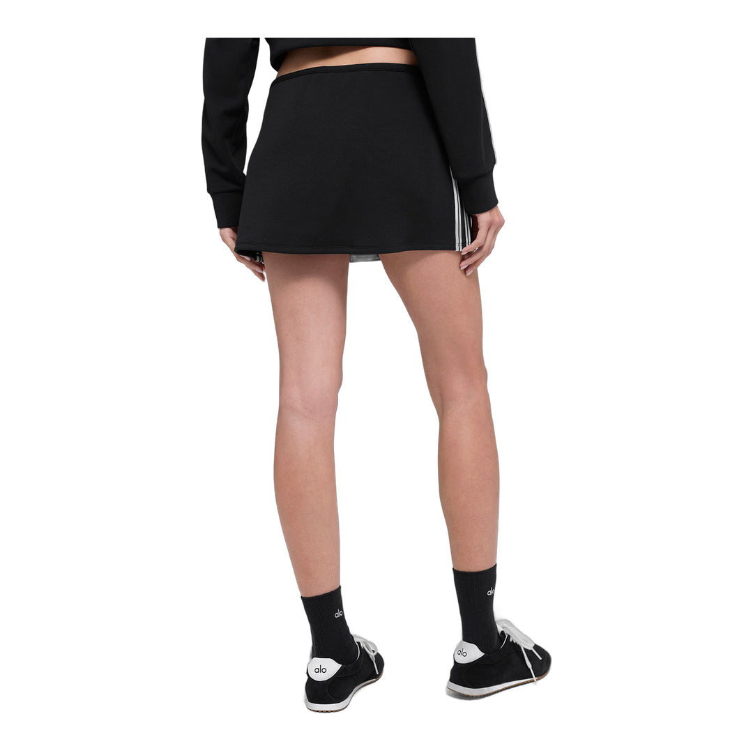alo Track Star Mini Skirt - Black