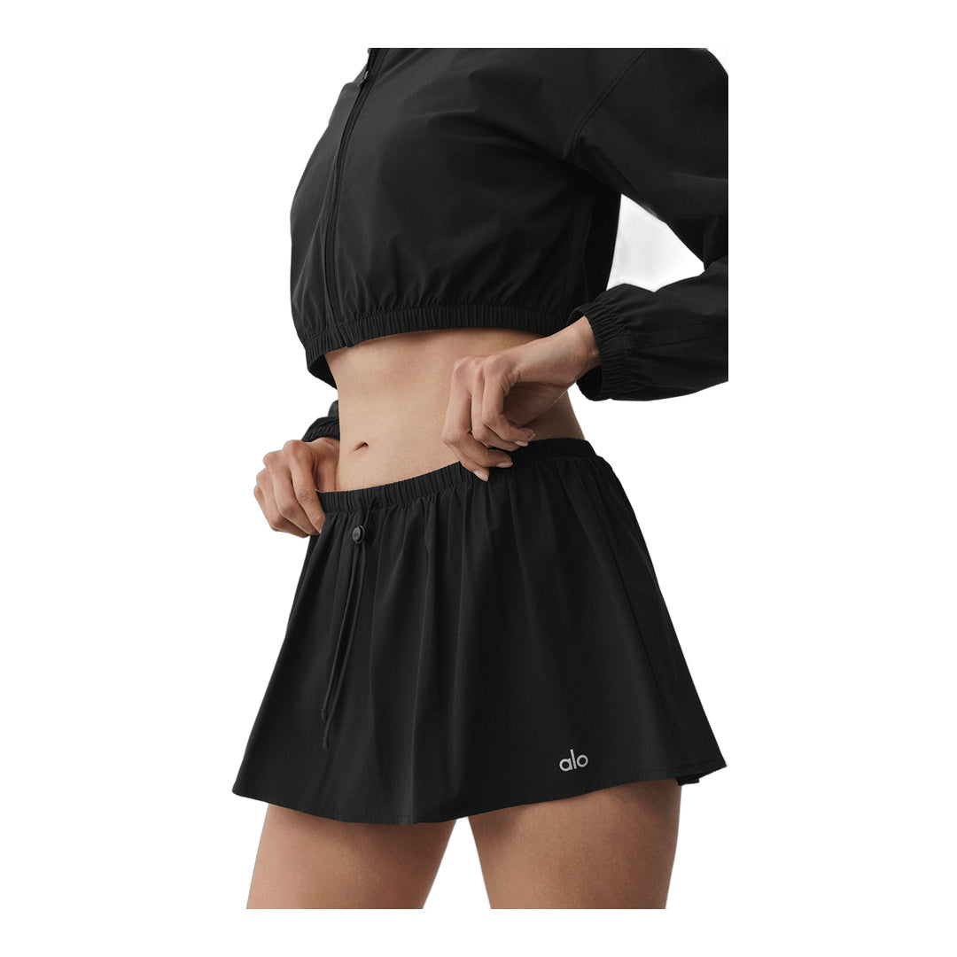 alo Breezy Tennis Skirt - Black