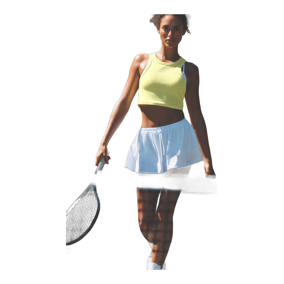 alo Breezy Tennis Skirt - White