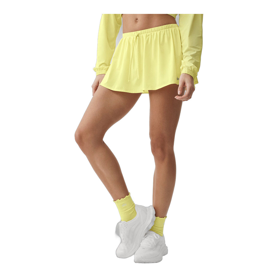 alo Breezy Tennis Skirt - Sunshine