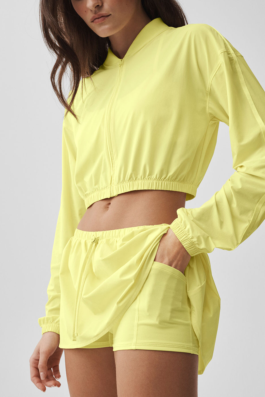 alo Breezy Tennis Skirt - Sunshine