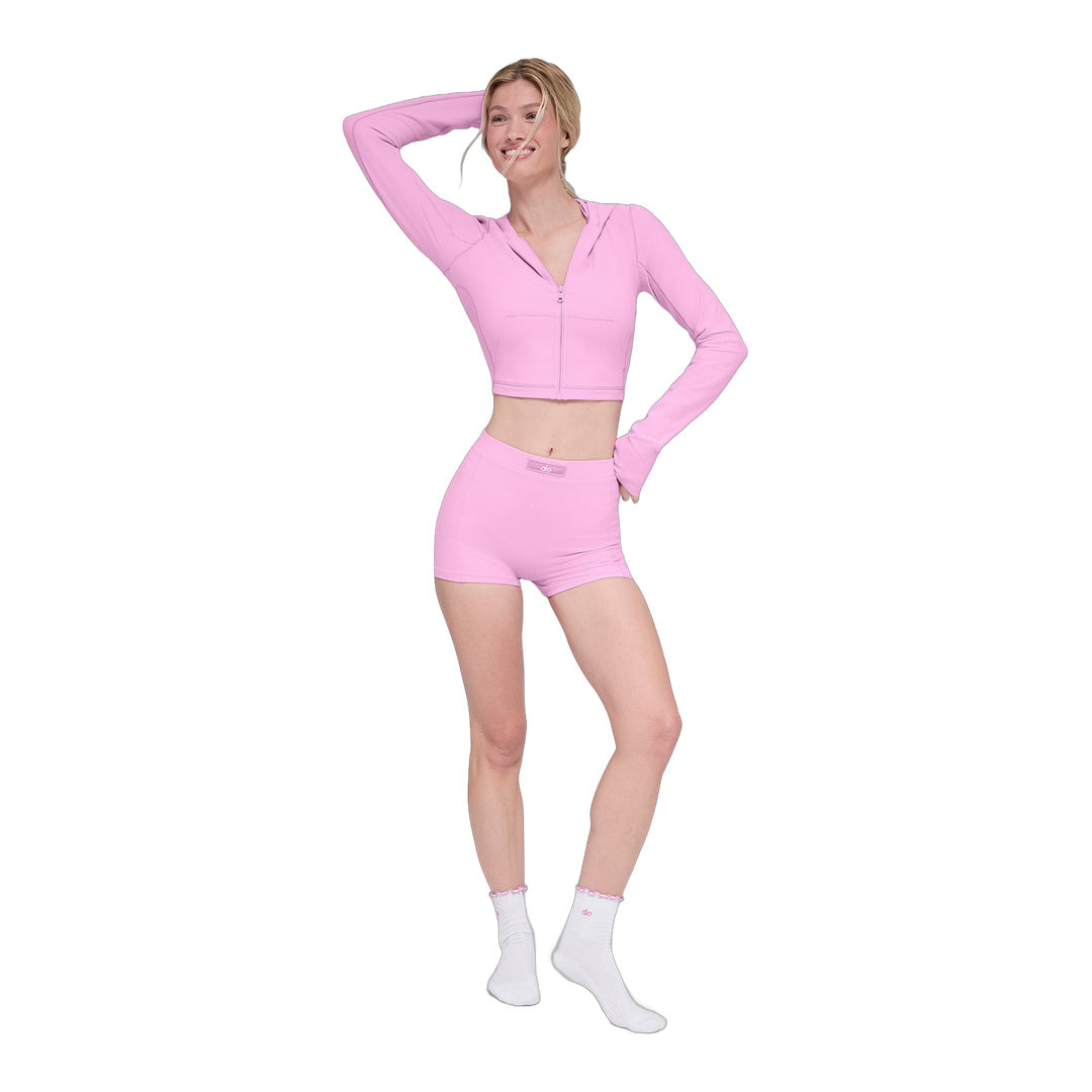 alo Alosoft Sincere Micro Short - Candy Heart Pink