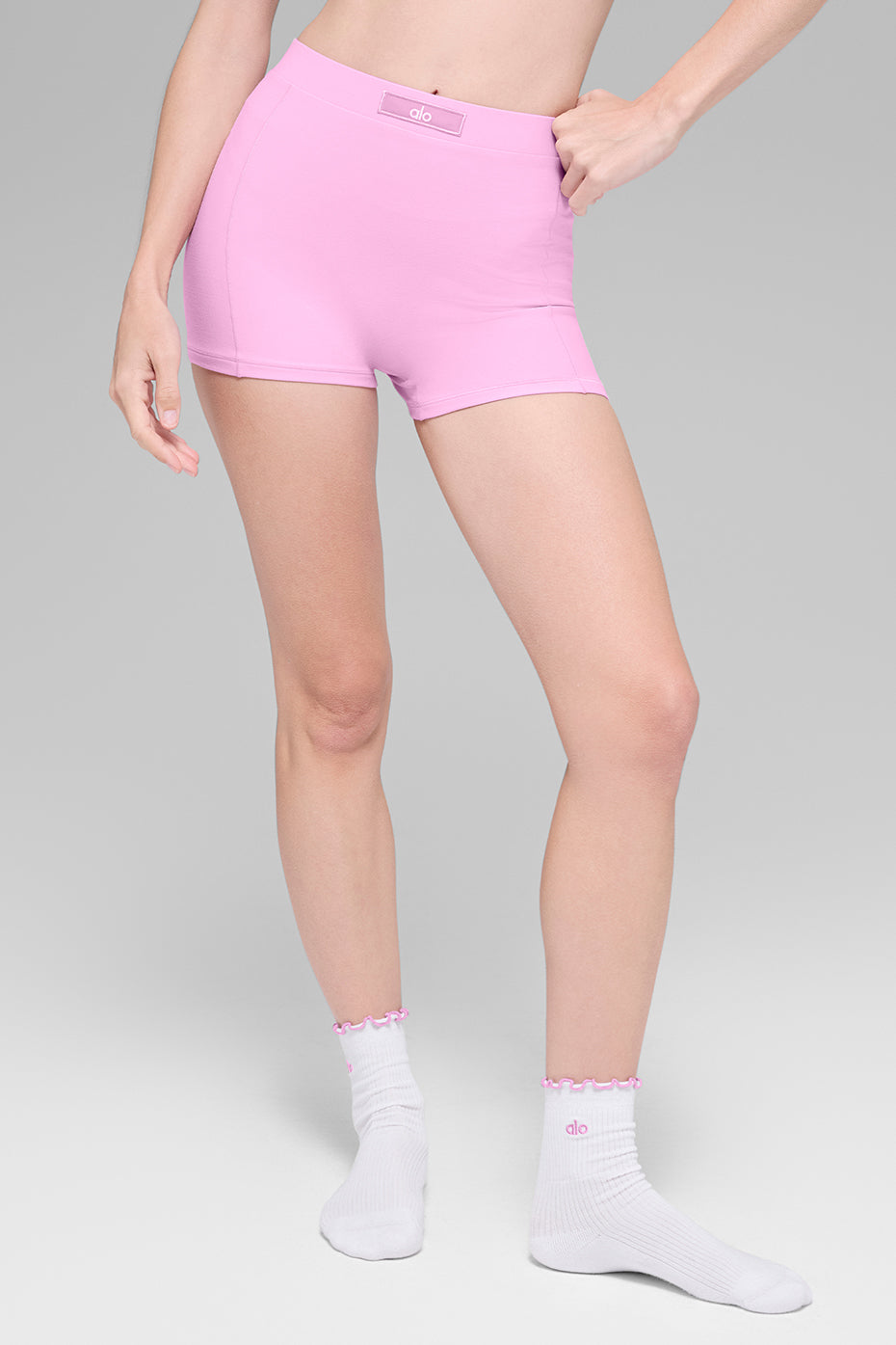 alo Alosoft Sincere Micro Short - Candy Heart Pink