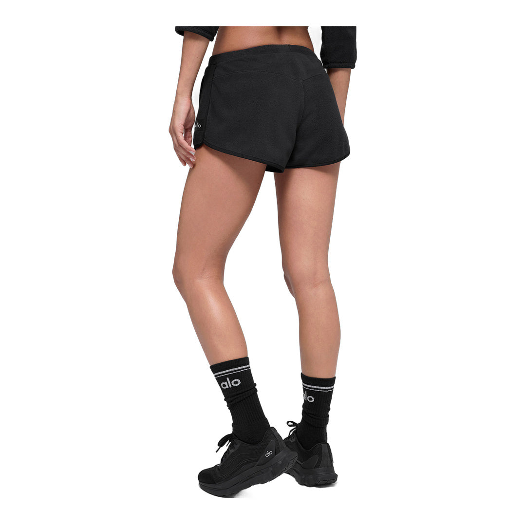 alo Polar Fleece Retreat Short - Black