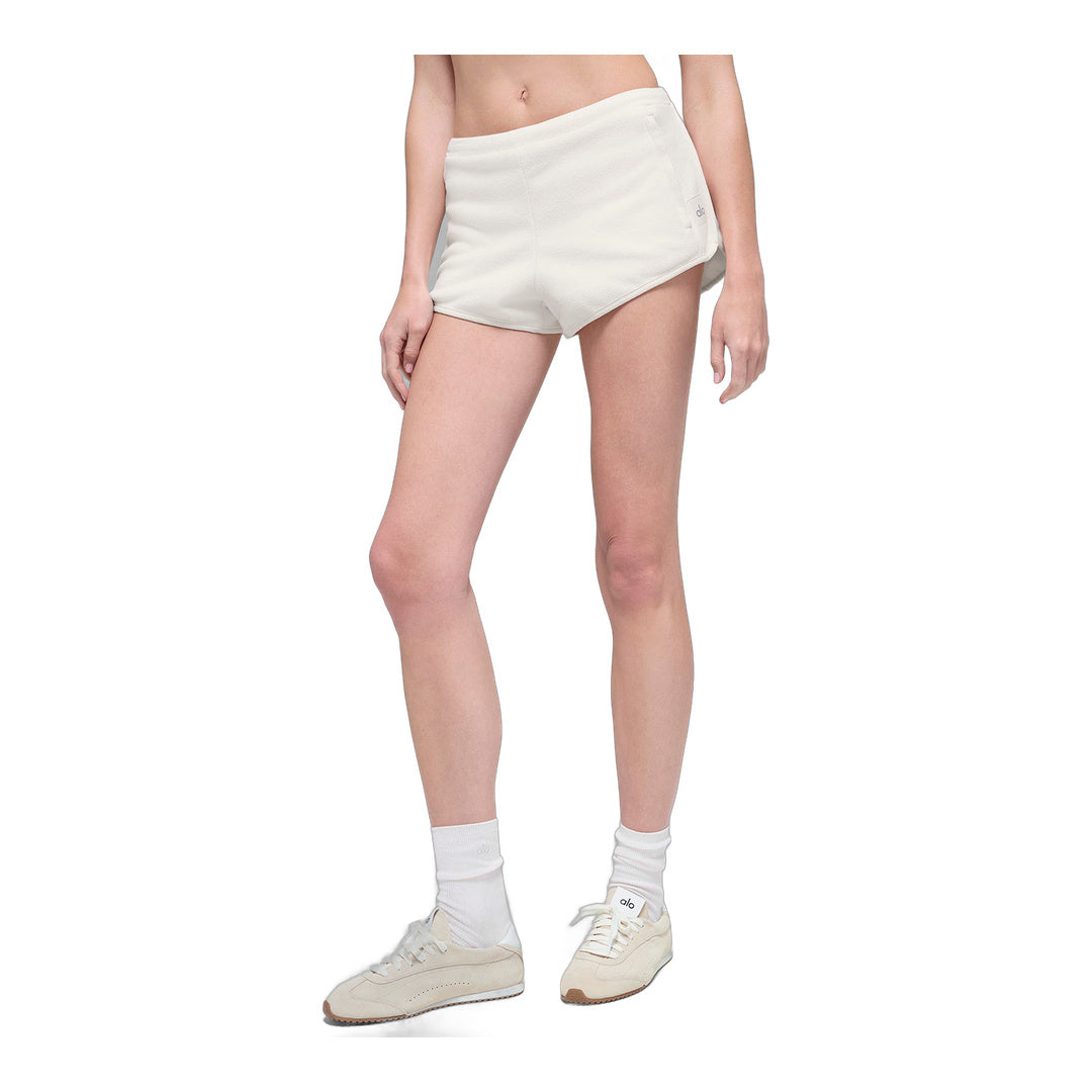 alo Polar Fleece Retreat Short - Ivory