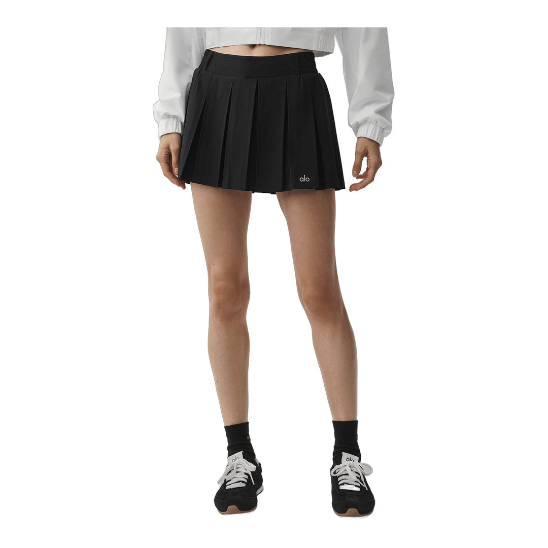 alo Rally Tennis Skirt - Black