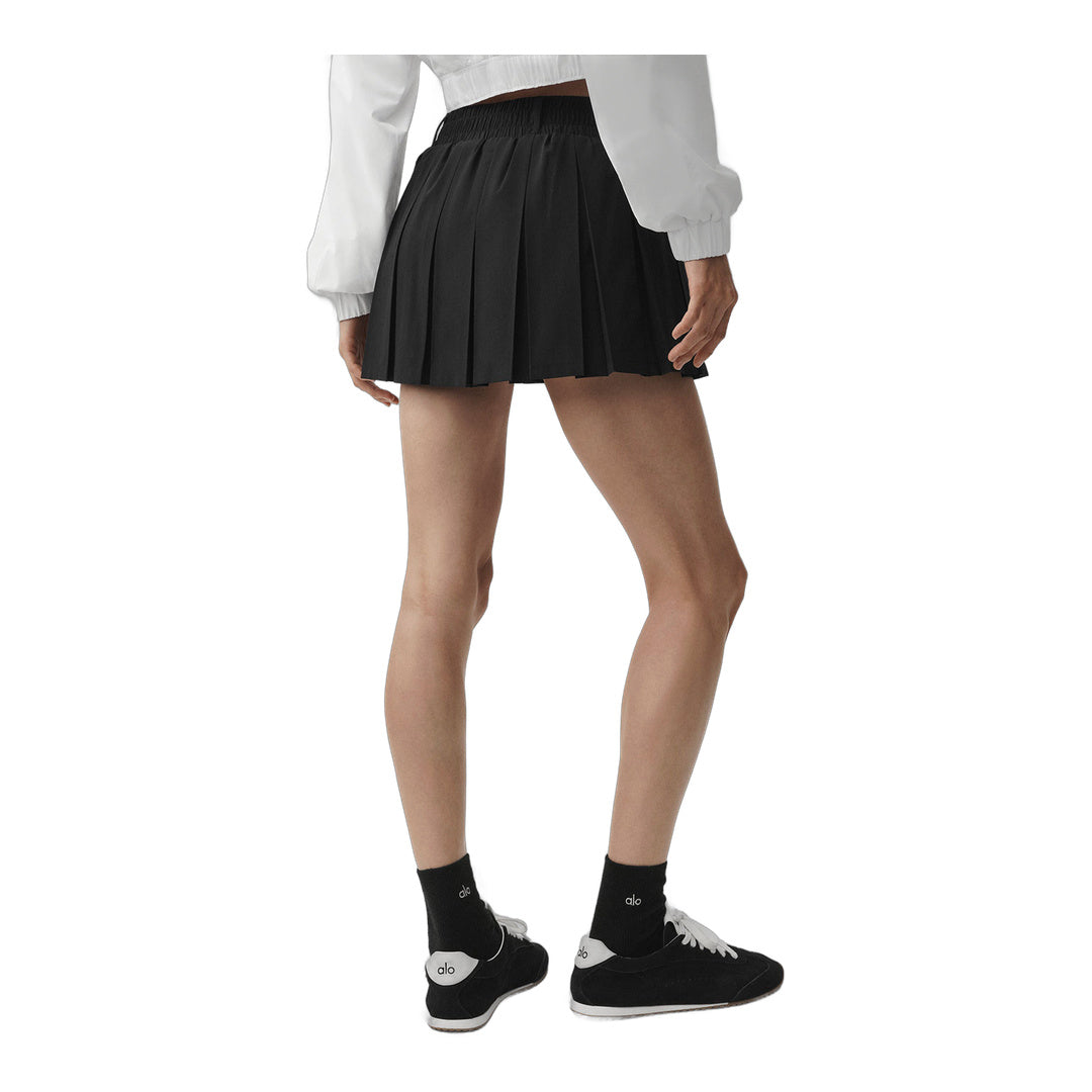 alo Rally Tennis Skirt - Black