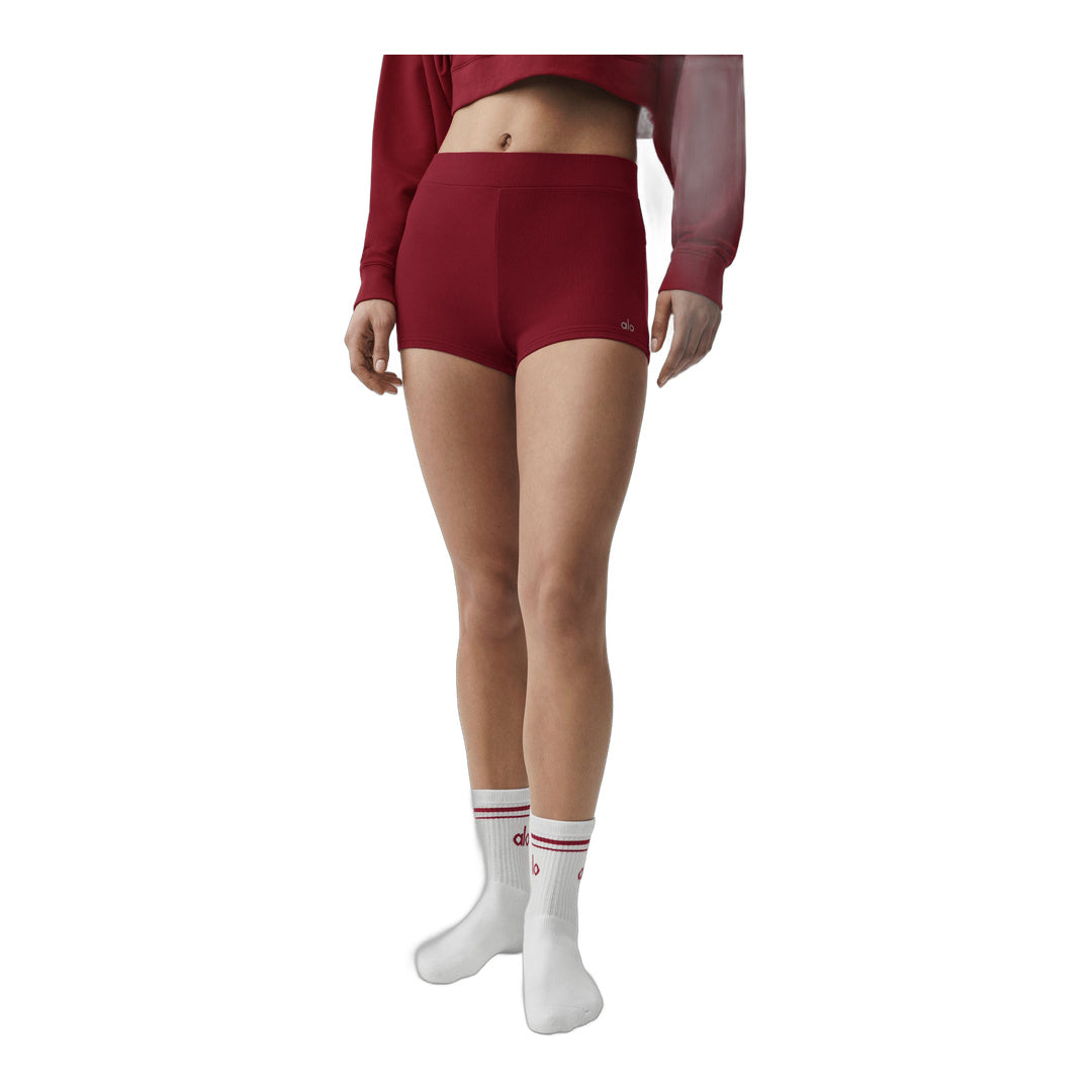 alo Sway My Way Micro Short - Summer Romance Red