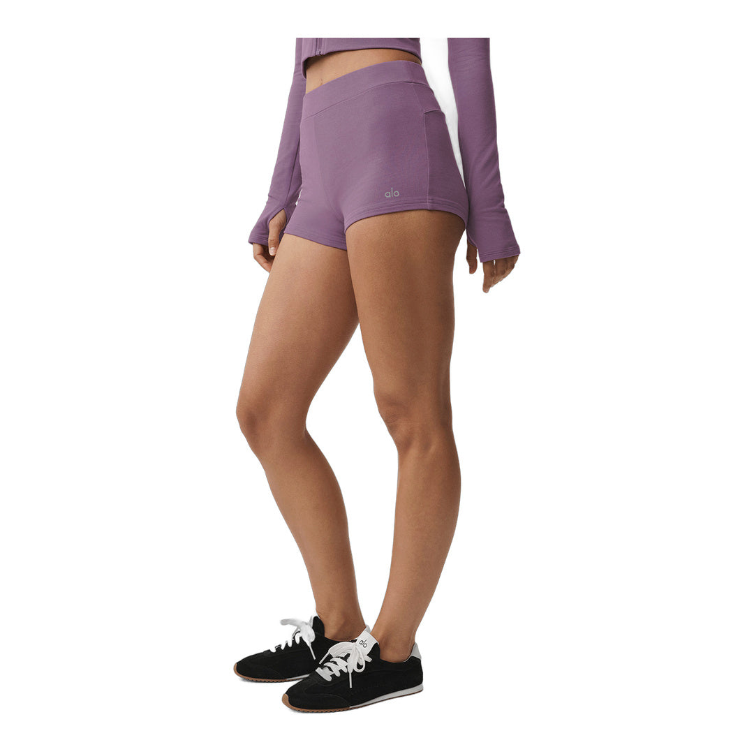 alo Sway My Way Micro Short - Plum Kiss