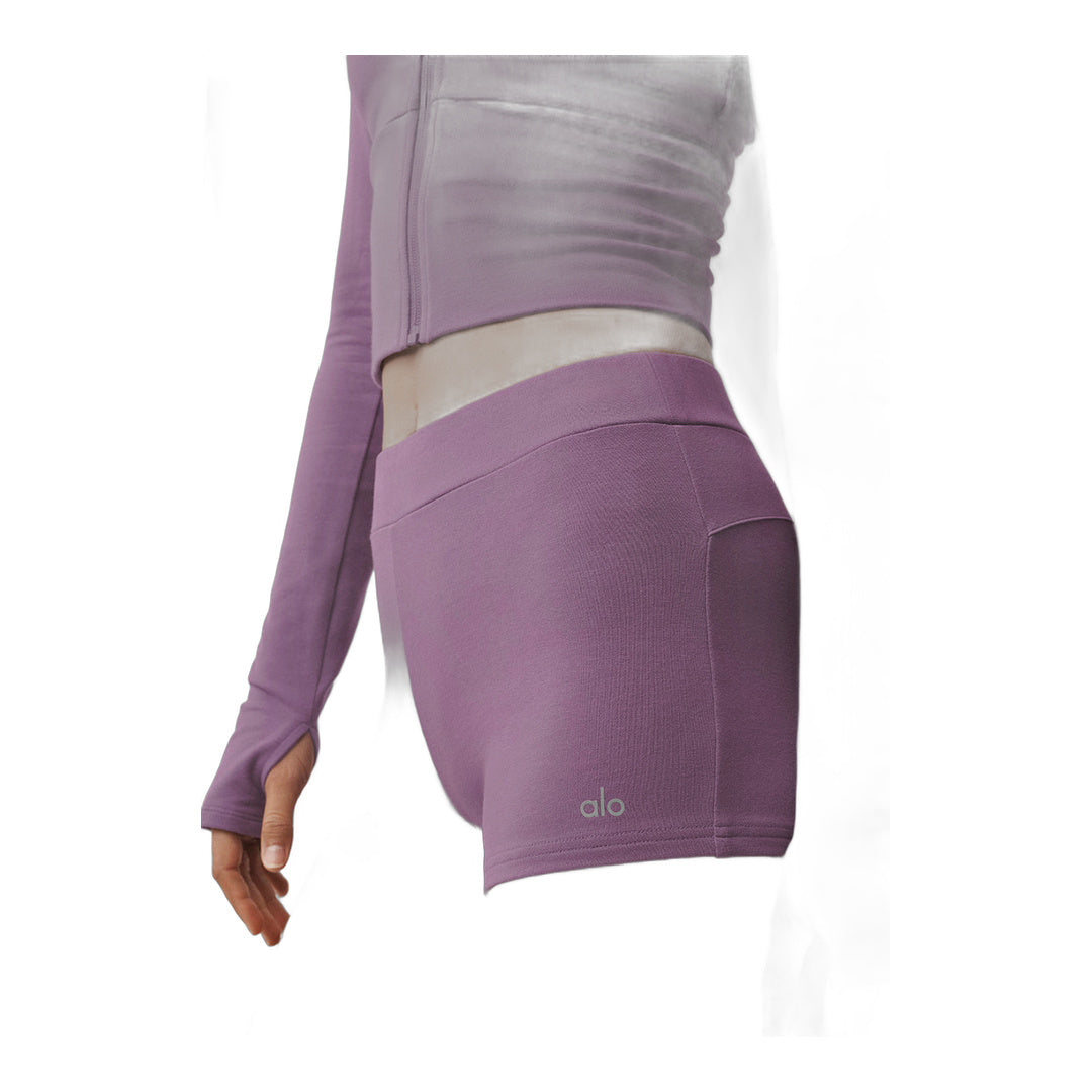 alo Sway My Way Micro Short - Plum Kiss