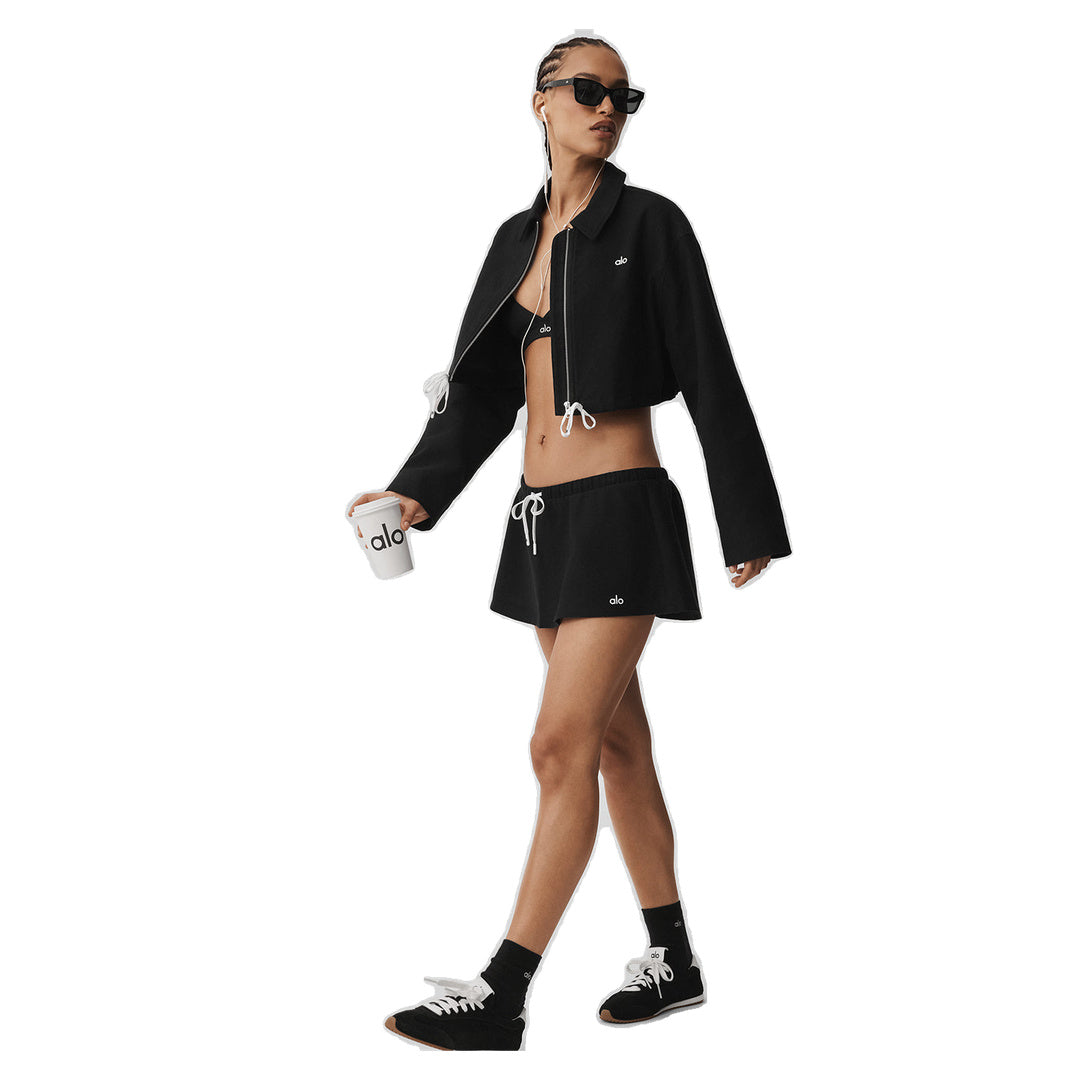 ALO Low-Rise Fan Favorite Micro Skirt - Black