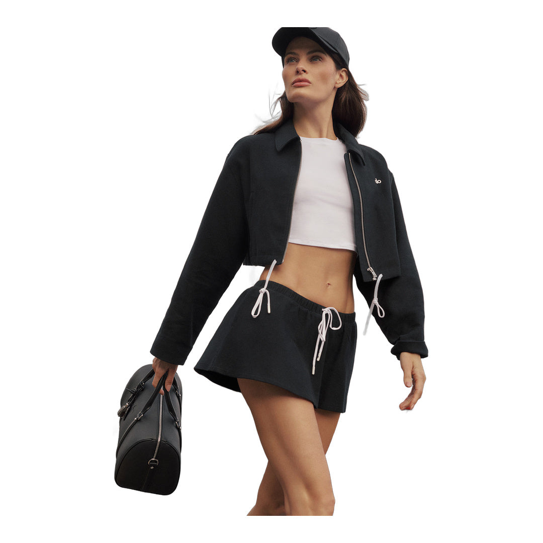 alo Low-Rise Fan Favorite Micro Skirt - Black