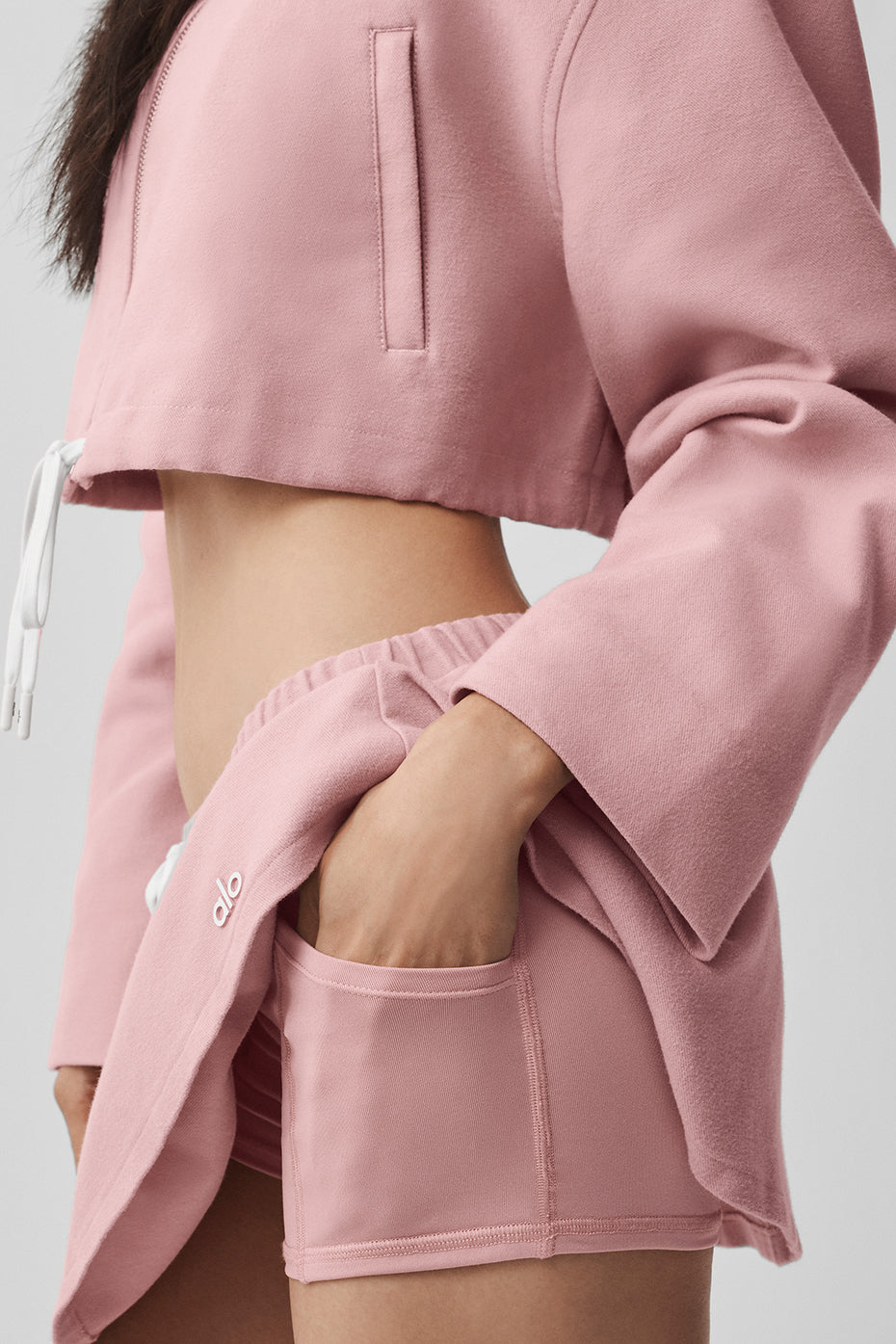 alo Low-Rise Fan Favorite Micro Skirt - Vintage Pink