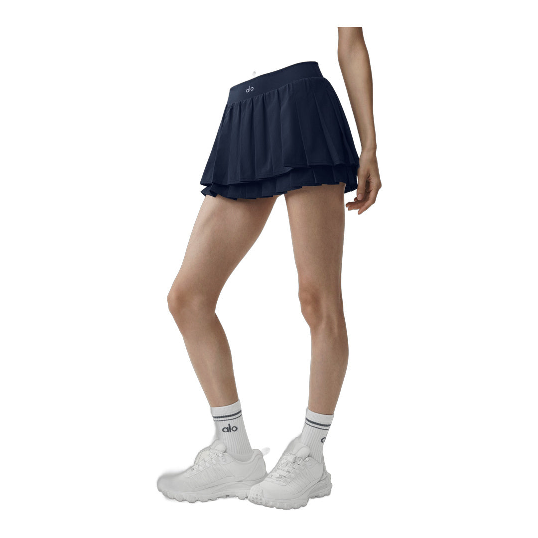 alo Double Or Nothing Tennis Skirt - Navy