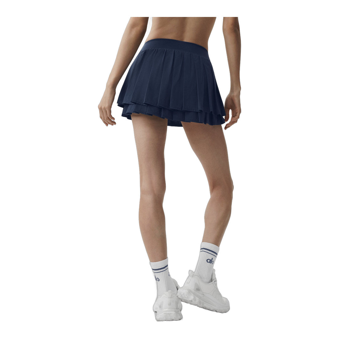 alo Double Or Nothing Tennis Skirt - Navy