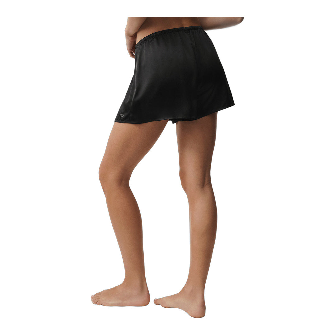alo Silk Luminous Short - Black