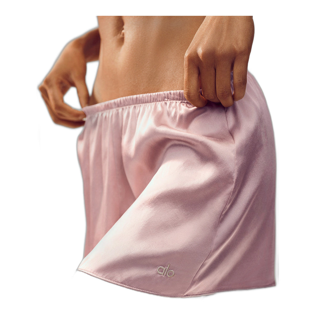 alo Silk Luminous Short - Pink Champagne