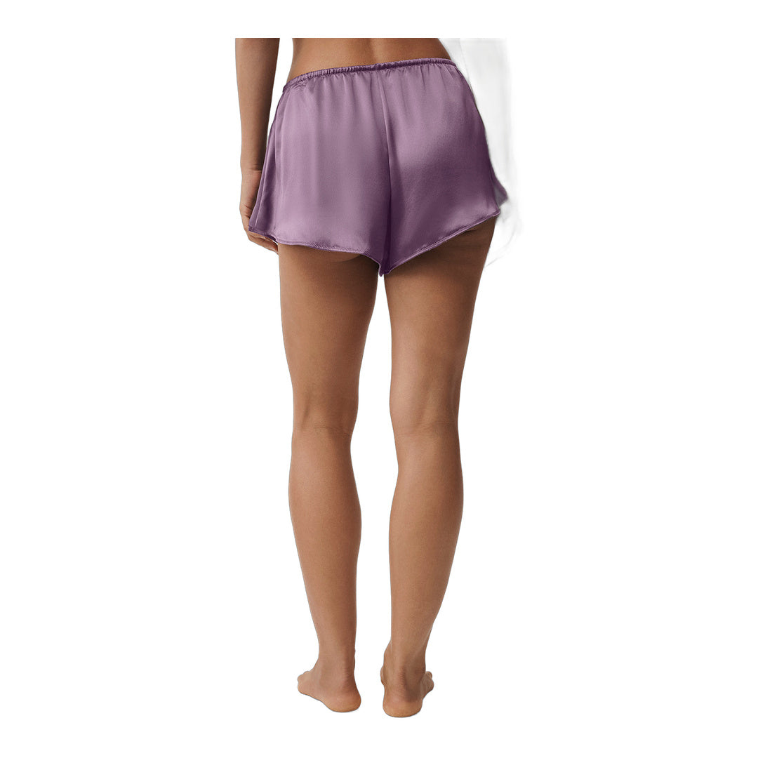 alo Silk Luminous Short - Plum Kiss