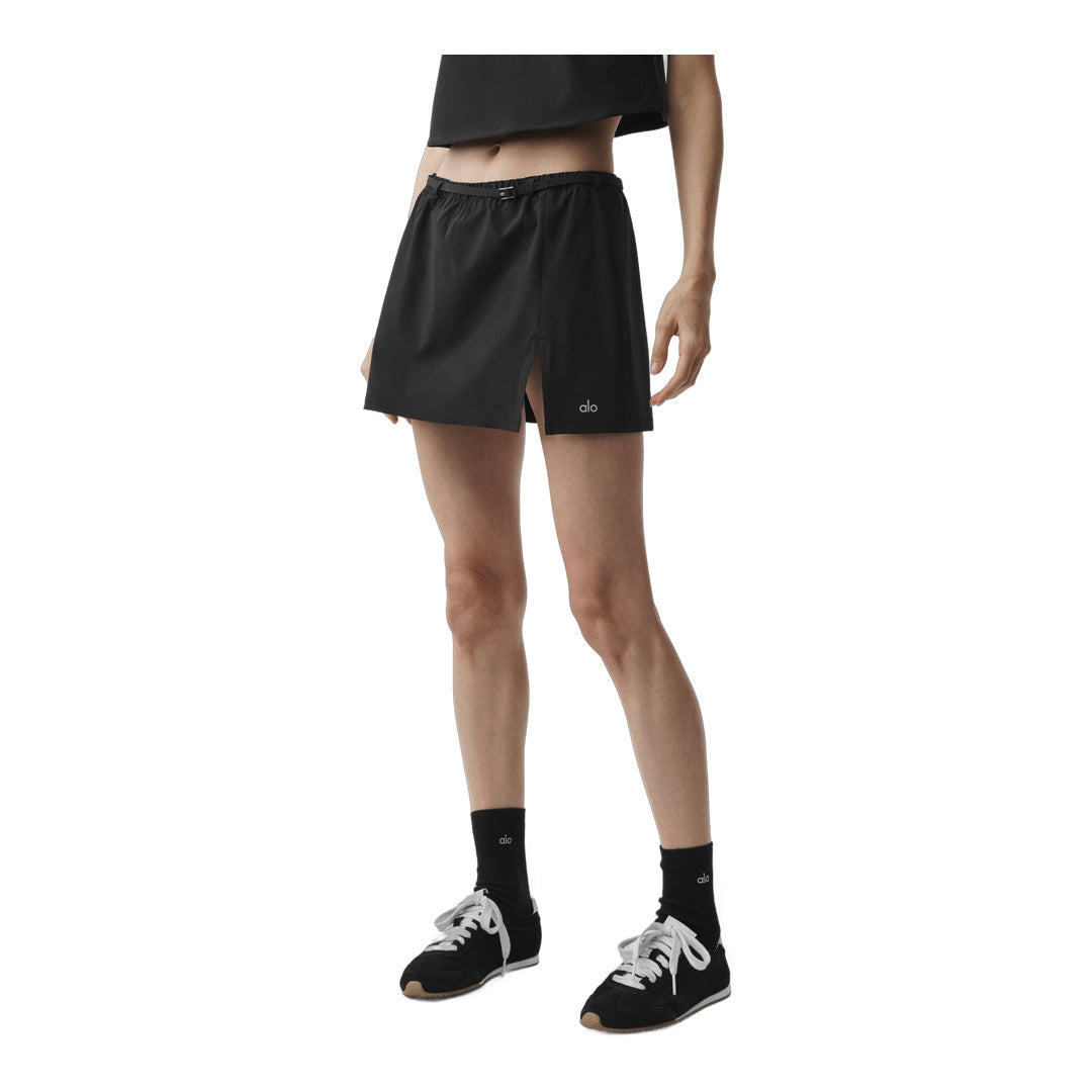 alo Connection Mini Skirt - Black